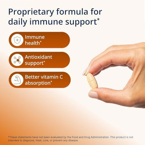 Metagenics Ultra PotentC 1000 Buffered Vitamin C Supplement with Antioxidant Support Supports Immune Health Collagen Formation and Stomach Comfort NonGMO and GlutenFree 90 Tablets
