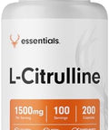 Bucked Up L-Citrulline 200 Capsules 1500Mg Per Serving Gluten- Non-Gmo Third-Party Tested Premium Citrulline Supplement For Daily Use - 100 Servings (200 Capsules)