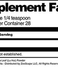 Terravita Aloe Vera Leaf (Lu Hui) Powder (1 Oz, Zin: 511883)