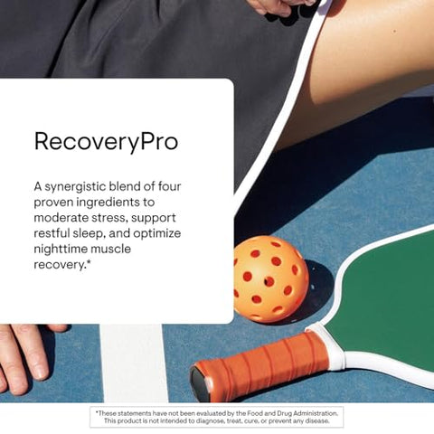 Thorne - Recoverypro - Whey Protein Powder With Magnesium Gaba & L-Tryptophan - Supports Restful Sleep Stress Management & Muscle Recovery - Nsf Certified For Sport - Gluten-Free 12 Servings