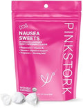 Pink Stork Organic Peppermint Sweets For Morning Sickness And Motion Sickness Support Added Vitamin B6 1St Trimester Pregnancy Must Haves 20 Wrapped Peppermint Candies