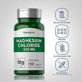 Piping Rock Magnesium Chloride 520mg 100 Tablets Vegetarian NonGMO Gluten Free Supplement