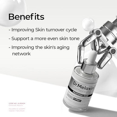 Dr.Melaxin Cemenrete Picotonic Shot Calcium Ampoule For Even Skin Tone & Skin Clarity 1.01 Fl.Oz.