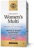 Solgar One Daily WomenS Multi Whole Body Support Highly Absorbable Delayed Release Vitamin For Women Supplement For Immune Heart Energy Stress Hair Skin Nails and Reproductive Health 60 Servings