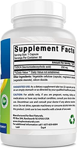 Best Naturals Tudca 250Mg & Vitamin K2 (Mk7) With D3