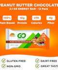 Probar Go Energy Bars Mixed Berry Gluten Nongmo Wholefood Ingredient Snack Bars (12 Count)
