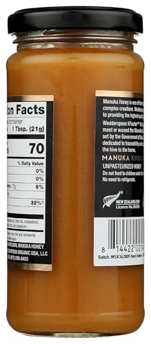 Wedderspoon 100% Raw Manuka Honey - KFactor 16 - 11.5 Ounces