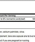 Swanson Rosemary Extract - Standardized 500 mg 60 Caps 2 Pack