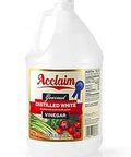 Acclaim All Natural Distilled White Vinegar, 128 Ounces (1 Gallon) - 5% Acidity | 5% Acidity