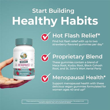 Maryruth's Organic Menopause Gummies By Maryruth's 30 Servings
