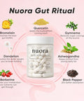Kxvude Nuora Gut Health Capsules With Berberine Gut Biofilm Probiotic Ritual 90 Capsule