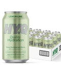 HY.Q Canned Electrolyte Drink, Lemon Lime, 12 fl oz (12-Pack), Non-Carbonated Low Sugar Hydration Sports Drink, Sweat Replacement Blend with Electrolytes