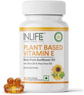 Inlife Plant Based Natural Vitamin E Oil Supplement For Women and Mena A' A 30 Vegetarian Capsules