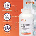 Rugby 600 mg Calcium Tablets Made with 10 mcg (400 IU) of Vitamin D3 Dietary Supplement 150 Tablets