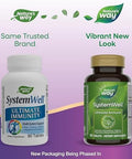 Nature'S Way Systemwell Ultimate Immune, With Vitamins C, A, D, Zinc, Selenium, Multi-System Botanical Blends Including Immune, Respiratory, Digestive, & Circulatory, 90 Tablets (Packaging May Vary)
