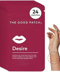 The Good Patch Desire Sexual Wellness Patches Get In The Mood Natural With Vitamin B6 Reishi Black Maca Plant Powered Wearable Wellness Botanical And Vitamin (8 Total Patches)