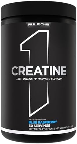 Rule 1 Proteins Creatine Powder " Pure Micronized Creatine Monohydrate For Highintensity Exercise And Lean Body Mass Support Flavored And Unflavored (130 Servings Unflavored)