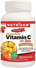 Nutridom Vitamin C with zinc 60 Vcaps