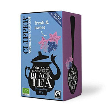Clipper Blackcurrant Black Tea 40g 20 Bags