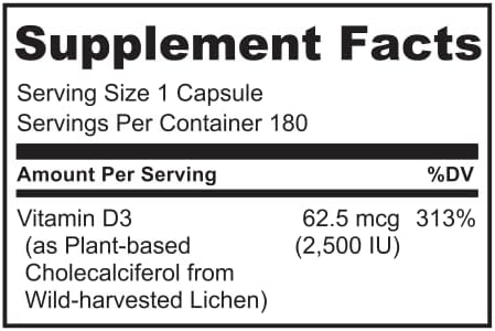 Naturelo Vitamin D Plant Based From Lichen 180 Mini Capsules Vegan B12 1000 Mcg Methylcobalamin 90 Capsules