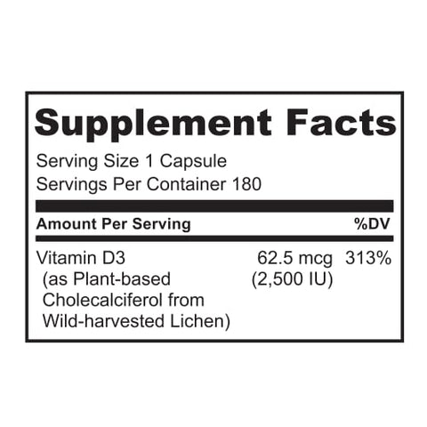 Naturelo Vitamin D - Plant Based From Lichen - 180 Mini Capsules Vegan B12 1000 Mcg Methylcobalamin 90 Capsules