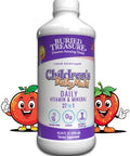 Buried Treasure Childrens Daily Liquid Multivitamin 16 Oz 16 Servings Orange Mango Flavor Supports Kids With Essential Nutrients & Minerals