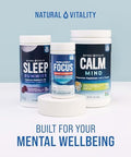 Natural Vitality Focus Magnesium LThreonate and Phosphatidylserine Nootropic Brain Supplements for Memory Focus and Cognition Gluten Vegetarian 60 Capsules