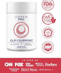 Lunakai Pro Usa Made Glp-1 Supplement - Natural Glp 1 Support With Probiotics & Resveratrol Supports Weight Management Cravings & Metabolism 60Ct