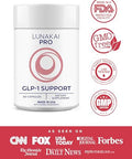 Lunakai Pro Usa Made Glp-1 Supplement - Natural Glp 1 Support With Probiotics & Resveratrol Supports Weight Management Cravings & Metabolism 60Ct
