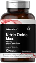 Horbaach Nitric Oxide Supplement With Creatine 100 Capsules