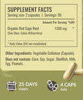 Herbamama Red Sage And Coq10 Kit - Bundle Of Red Sage Dan Shen Capsules & Coenzyme Q10 Gummies - Vegan Non-Gmo Gelatin- - 2 Pack