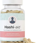 Hashiaid - Low Thyroid Supplement - Hashimoto'S Disease Support - Hypothyroidism - Fight Fatigue, Balance Hormones, Promote Focused Energy - Turmeric, Iodine, Zinc, Selenium And More