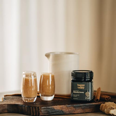 Happy Valley UMF 15+ | MGO 514+ Raw Manuka Honey Ã¢â‚¬â€œ Certified UMF, Unpasteurized, Monofloral, 500g / 17.6oz Jar | Traceable from Hive-to-Table, Immune Support, Skin & Daily Wellness Ã¢â‚¬â€œ Product of New Zealand