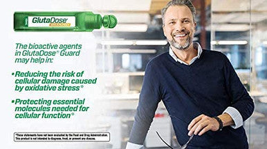 Gluta GlutaDose Guard - Immune Support Liquid Formula - Glutathione, Astragalus Echinacea & More (Includes 12 doses) 2 Pack 24 Doses Total
