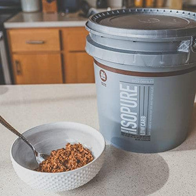 Isopure Protein Powder Low Carb With Creatine Powder 500G Unflavored Keto Friendly Protein Powder 100% Whey Protein Isolate Protein Flavor: Dutch Chocolate 7.5 Pounds