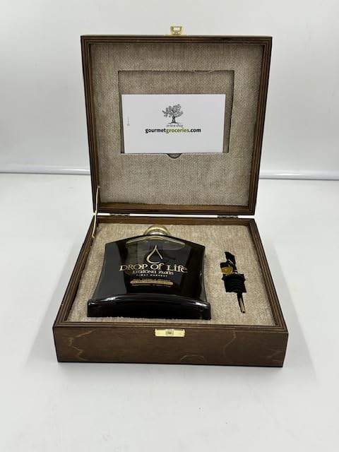 Drop Of Life Limited Edition Organic Olive Oil | World's Richest In Polyphenols | NEW Harvest | 16.9fl oz - 500ml |3005 mg/kg