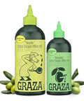 Graza Extra Virgin Olive Oil Variety Pack, Sizzle & Drizzle - High Polyphenol Peak Harvest EVOO Cooking & Finishing Oil in a Squeeze Bottle - Single Farm Olives from Spain
