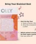 Olly Focus Buddies L'Olly Pops Omega3 Ala B6 B12 Cognizin Kids Supplement Lollipops To Supports Focused Attention & Healthy Brain Function Vegetarian Watermelon Strawberry 25 Count