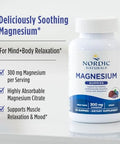 Nordic Naturals Magnesium Gummies For Adults Blueberry Lavender Flavor - 60 Gummies - Vegan Magnesium Supplement For Mind Mood And Cardiovascular Support - Non-Gmo 20 Servings