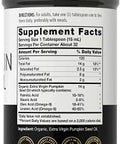 Carlyle Pumpkin Seed Oil 16oz Organic Cold Pressed | Extra Virgin | Vegetarian, Non-GMO, Gluten Free | Safe for Cooking | Great for Hair and Face