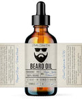Bella Terra Oils - Beard Oil 4Oz - Crafted With Genuine Natural Organic Vitamin E Organic Jojoba & Argan Classic Anti-Friz Formula Elevating Beard Luster & Care