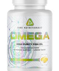 Core Nutritionals Omega High Purity Fish Oil Triglyceride Form Epa & Dha 1300Mg Omega-3S Brain & Heart Health Support Lemon Taste 120 Softgels