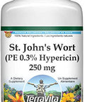 Terravita Extra Strength St. John'S Wort (Pe 0.3% Hypericin) - 250 Mg (100 Capsules, Zin: 517207) - 3 Pack