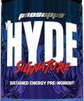 Prosupps Hyde Signature Sustained Energy Pre-Workout Blue Razz - 60 Servings And Creatine 300 Bundle