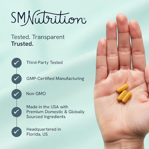 Smnutrition Glp1 Support For Women Nutritional Support With Probiotics Berberine Cinnamon & More Glp 1 Supplement For Healthy Glp1 Activity Digestive Health & Metabolic Balance Nongmo 60 Ct.