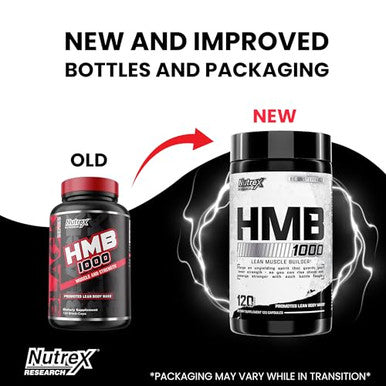 Nutrex Research Hmb 1000 Mg Supports Muscle Recovery Reduce Skeletal Muscle Damage Increased Strength Prevent Muscle Loss 120 Capsules