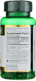 NatureS Bounty Vitamin D5000 Iu Softgels Maximum Strength 150 Ea ( Pack Of 2)