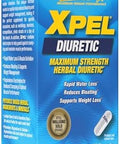 Mhp Xpel Maximum Strength Diuretic Water Pills For Water Retention Relief Caffeine With Vitamin B6 Potassium Dandelion Root 80 Capsules