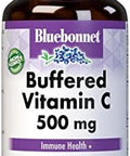 Bluebonnet Nutrition Buffered Vitamin C500 Mg Vegetable Capsules Buffered Calcium Ascorbate For Immune Health Soy Gluten 180 Vegetable Capsules ('743715005693)
