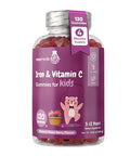Maxmedix Kids Iron Gummies With Vitamin C 120 Gummies (4-Month Supply) 7Mg Of Kids Iron Supplement With Vitamin C 10Mg Natural Mixedberry Flavored 1 Gummy Per Day Vegan Non-Gmo